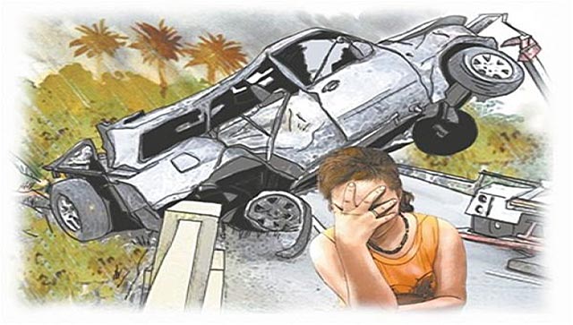 Mueren dos al caer vehículo del puente de la Circunvalación en Haina