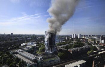 6 muertos en Londres tras el incendio de un edificio residencial