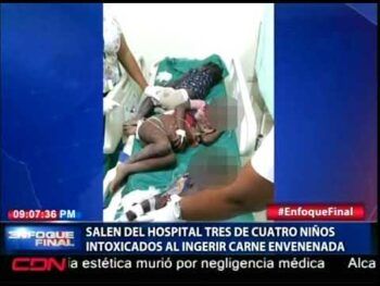Salen del hospital tres de cuatro niños intoxicados al ingerir carne envenenada