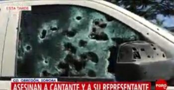 Asesinan cantante mexicano de 300 disparos