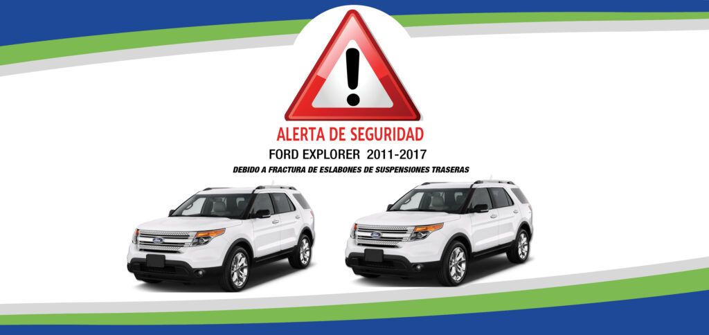 Pro Consumidor alerta sobre desperfecto de vehículos Ford Explorer usados en RD