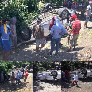 Un muerto y cuatro heridos tras accidente de tránsito en Baní