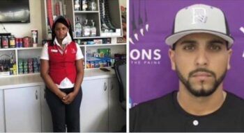 Ponen fianza de RD$50 mil a joven que le lanzo café en la cara a una cajera