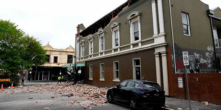 Terremoto de 5.9 causa daños en Australia