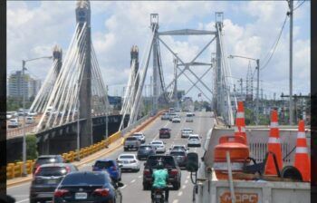 Habilitan el tránsito por el puente Duarte