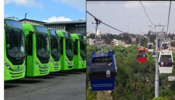 Habilitan dos corredores gratis de la Omsa para usuarios del teleférico Los Alcarrizos