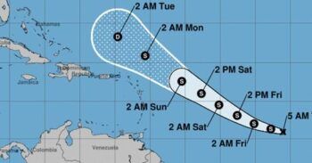Se forma la depresión tropical 4 sobre el Atlántico