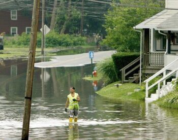 Nueva York bajo amenaza de inundaciones