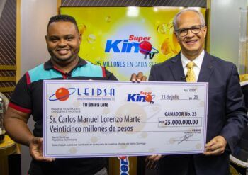 Herrero se gana 25 millones con el Súper Kino TV de LEIDSA