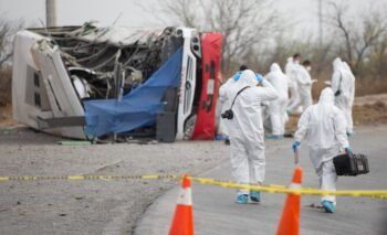 15 muertos tras el choque de un autobús en México