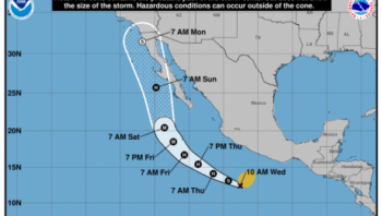 Huracán Hilary alcanza categoría 4; amenaza con lluvias suroeste de EEUU