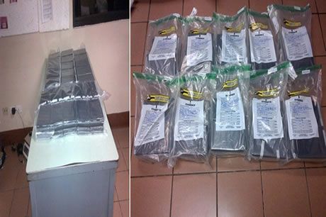 Ocupan 50 paquetes de coca en Aeropuerto de Puerto Plata