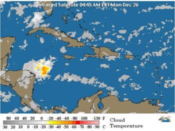 Viento del Este/Sureste traerá lluvias en el país
