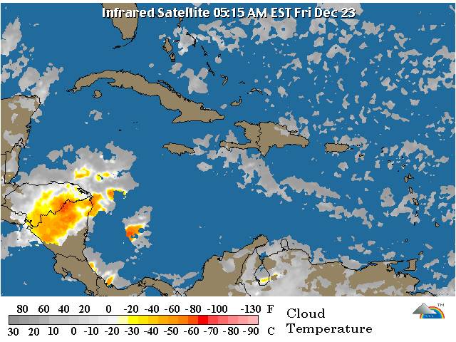 Se espera pocas lluvias sobre el territorio dominicano