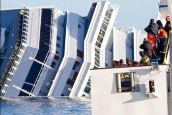 Localizan otro cadáver entre restos del crucero naufragó