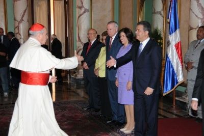 Familia presidencial de RD reciben saludos de Año Nuevo en Palacio