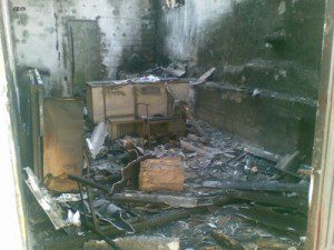 El fuego se produjo por un corto circuito (foto de archivo).