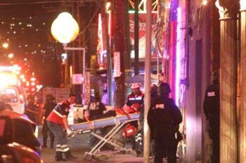 Asesinan a tiros a nueve personas en pleno centro de Monterrey