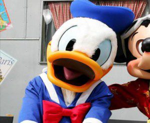 Víctor Arriagada Ríos y el Pato Donald