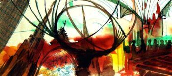 Mildor Chevalier joven artista que viaja hacia un mundo distinto cuando usa el pincel