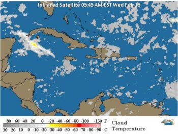 Se esperan pocas lluvias este lunes, según Meteorología