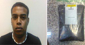 Apresado con paquete coca