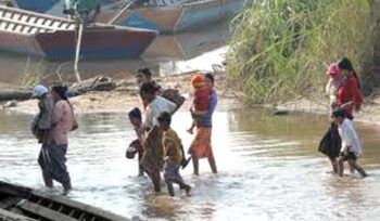 Dos muertos y decenas de poblados aislados por lluvias en norte del país