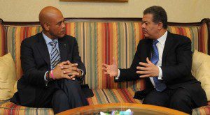 Michel Martelly y Leonel Fernandez