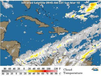 Meteorología prevé lluvias por vaguada
