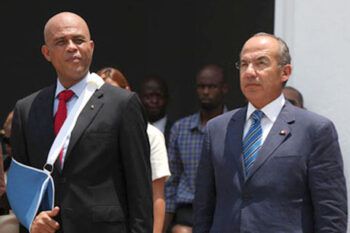 Presidente de México llega Haití para tratar relación bilateral con Martelly