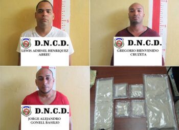 Apresan tres hombres con 6 paquetes de heroína