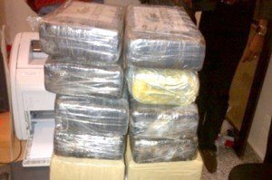 Paquetes de cocaína. 