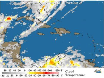 Temperaturas seguirán calurosas este jueves; en la tarde podrían presentarse chubascos