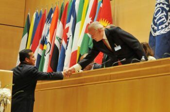 Vicepresidente de RD recibe en la OIT al presidente del Perú