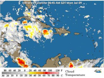 Meteorología informa que esta tarde y primeras horas de la noche podría llover