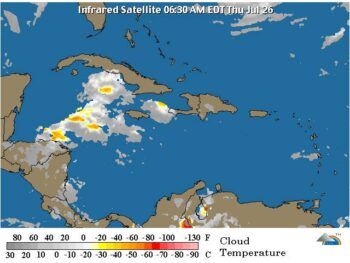 Temperaturas seguirán calurosas; pocas lluvias para este jueves; informa Meteorología