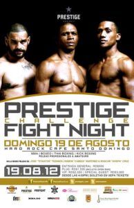 Prestige Agency anuncia peleas de Artes Marciales Mixtas en Hard Rock Cafe