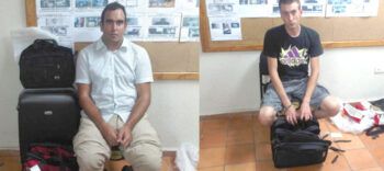 Detienen dos españoles iban con 10 paquetes de cocaína