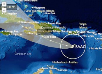 Tormenta tropical «Isaac» se apresta a embestir a RD y Haití