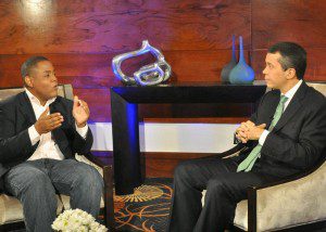 Joan Guerrero con Orlando Jorge Mera