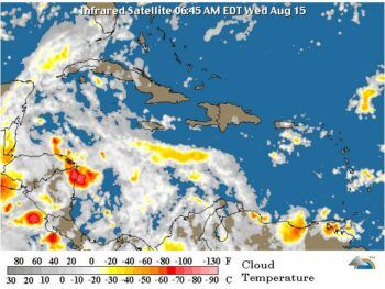 Vaguada provocará aguaceros en el país, según Meteorología