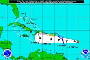 República Dominicana decreta alerta ante la llegada de la tormenta tropical «Isaac»
