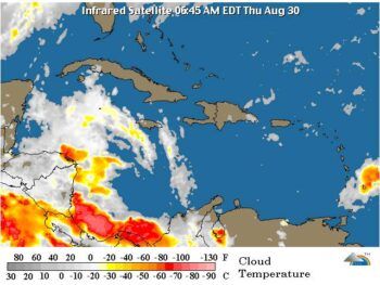 Sistema de alta presión inhibe posibilidad de lluvias en RD