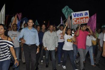 Marchan contra la delincuencia, el deterioro de los valores y la inmoralidad en el país
