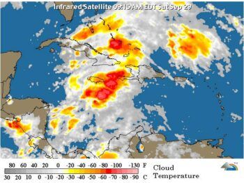 Permanecerán los chubascos durante este fin de semana, según Meteorología
