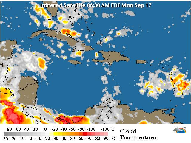 Esta tarde podría llover en algunos puntos del país, informa Meteorología