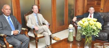 Jefe antinarcóticos EEUU discute agenda con presidente DNCD