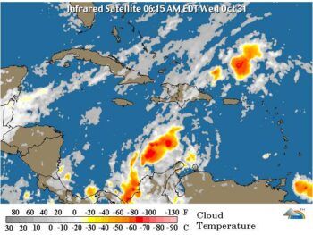 Seguirán las lluvias por vaguada y sistema frontal al sureste del país