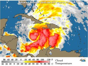 «Sandy» se convierte en huracán a punto de llegar a Jamaica