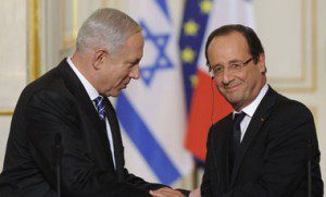 PRIMER MINISTRO NETANYAHU VISITA FRANCIA